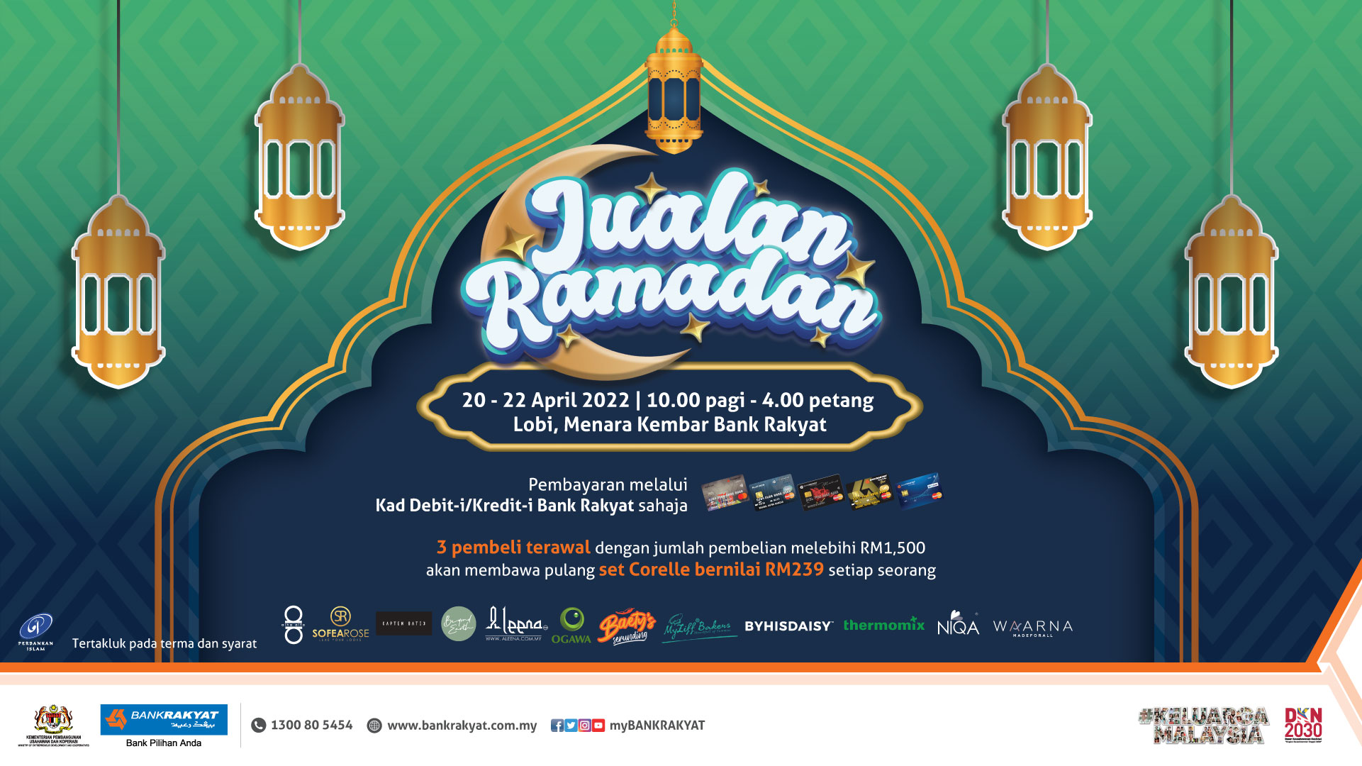 Jualan Ramadan at Menara Kembar Bank Rakyat