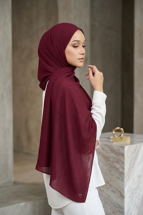 shawl texture rouge