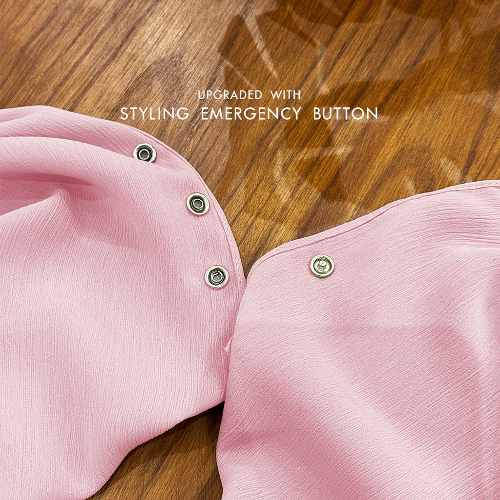 dust pink button
