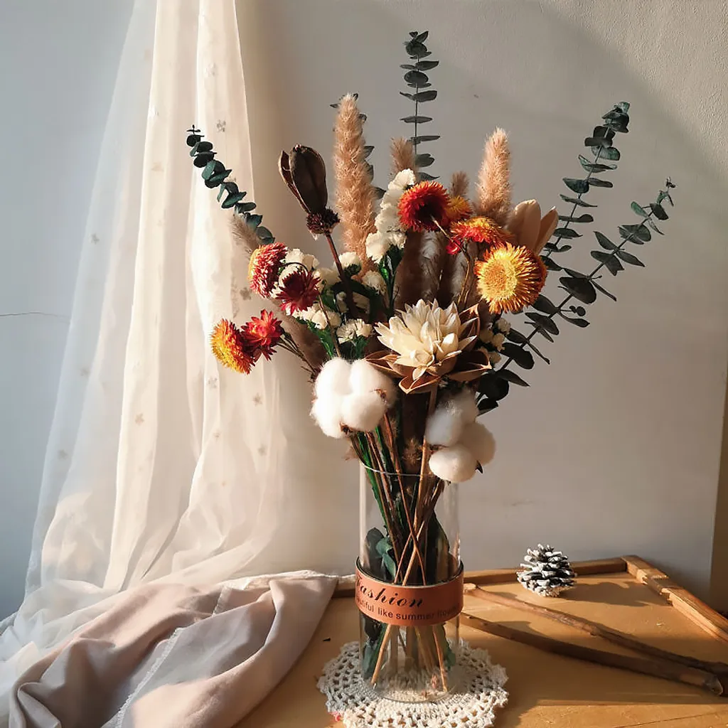 images Dried Flower Arrangements Tall Vase tall rustic preserved dry flower