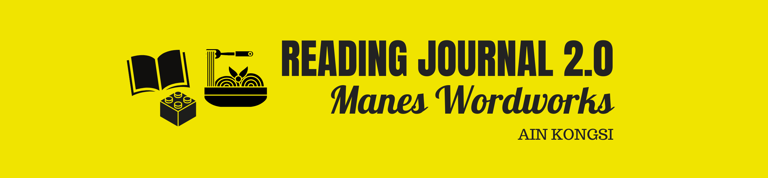 Reading Journal 2.0 - Manes Wordworks