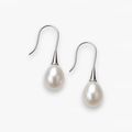 Silver Dew Natural Pearl Earring S925 纯银简约水滴天然珍珠耳环 FSWEN06036S