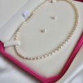 Velum Gem Luster Baby Pearl Necklace 4mm+