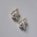 Elegant Echoes Swarovski Pearl Earrings