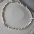 Saturn Necklace 6mm Swarovski Pearl S925  SWWNN06018S