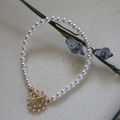 Cascading Pearl 4mm Swarovski Bracelet