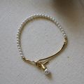 Nature's Embrace 3mm Swarovski Pearl Bracelet / Bracelet and necklace Set