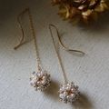 Luna Lumière Earlines Earrings 4cm 烟花珍珠球耳线 4cm