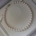 10mm Swarovski Pearl Necklace 10mm Swarvovski珍珠项链  SWWNF10007S