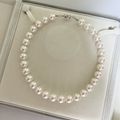12mm Swarovski Pearl Necklace S925  12mm珍珠项链 S925银  SWWNF12008S