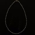 Starry Swarovski Pearl Necklace 2mm US Gold-filled fade proof  SWWNN02010S