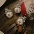 The Snow Queen Swarovski Pearl Jewelry Set 10mm / 12mm 冰雪女王Swarovski珍珠套装 10mm / 12mm