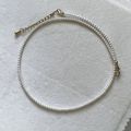 MTO 2mm Swarovski Pearl Choker 34+5cm