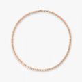 Golden Orange Baby Pearl Necklace 4.5mm 金属感金橘色超强光baby珍珠项链  FACNF04028U  