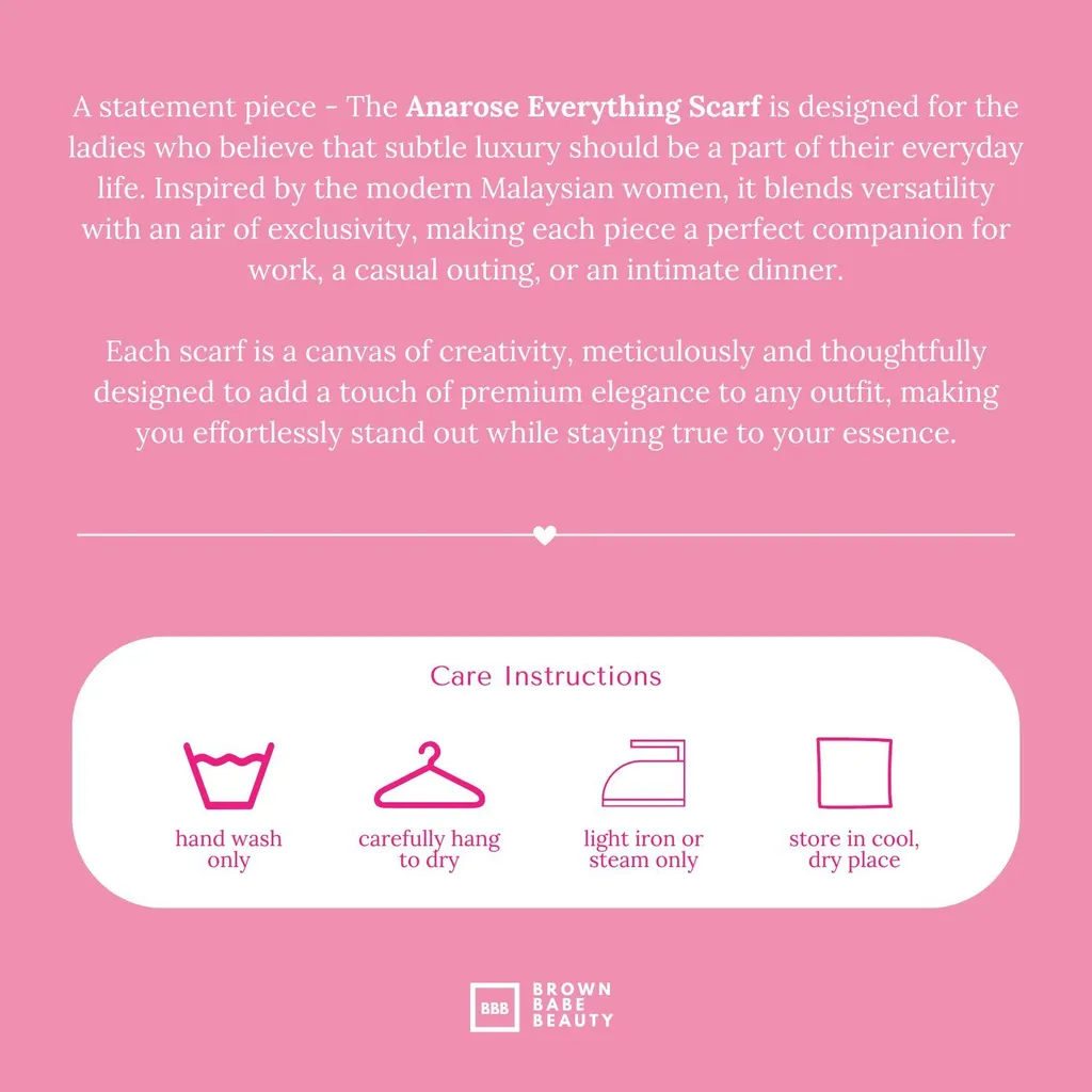 Anarose Everything Scard Care Guide
