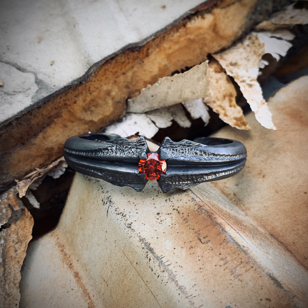 能神系列【黑帝斯手環-暗黑斑駁版】925純銀手環