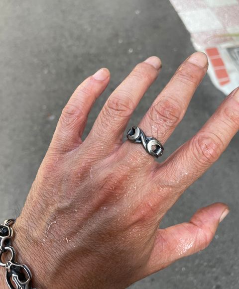 舊化銅戴手