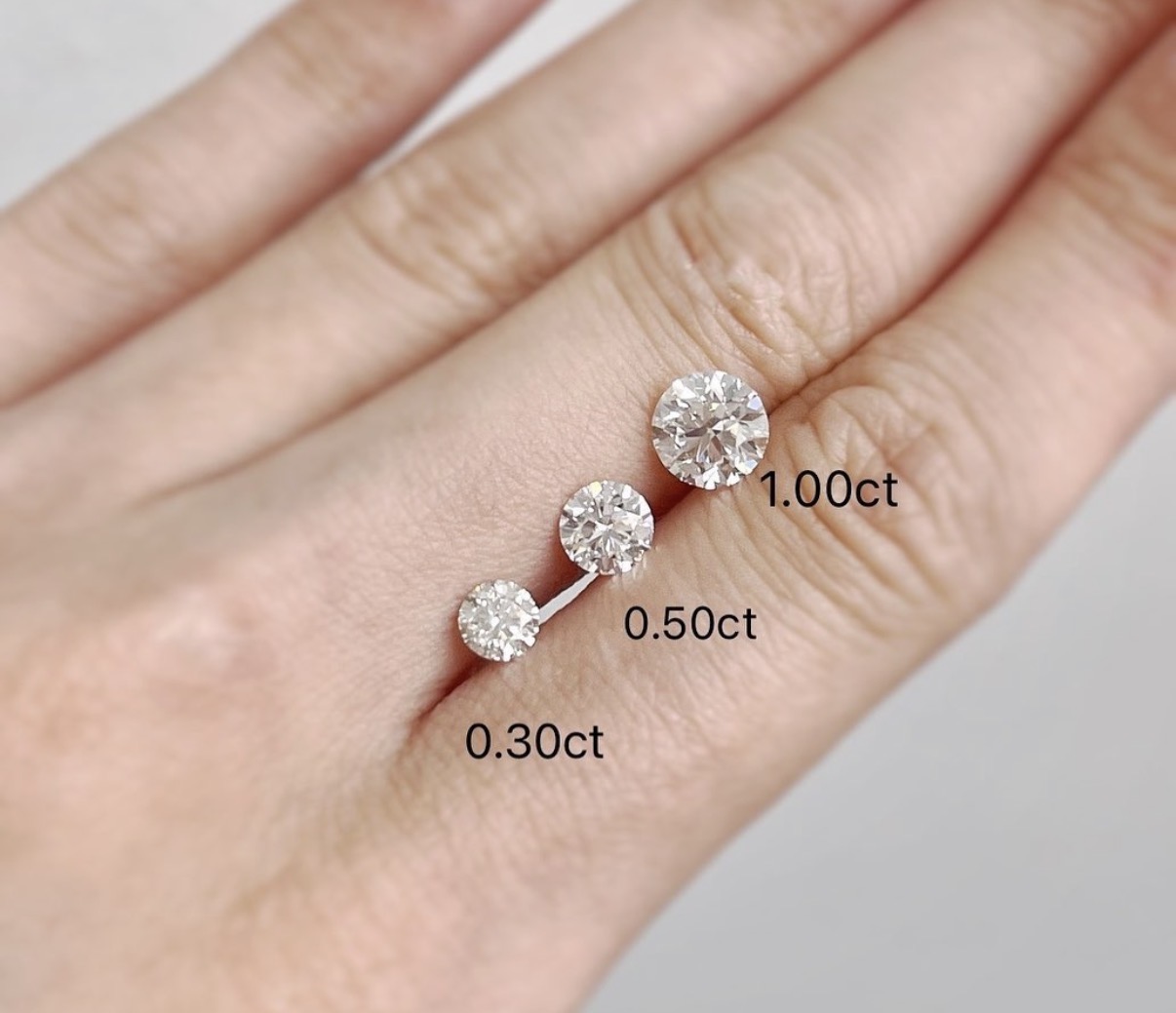 xingli-鑽石克拉大小比較