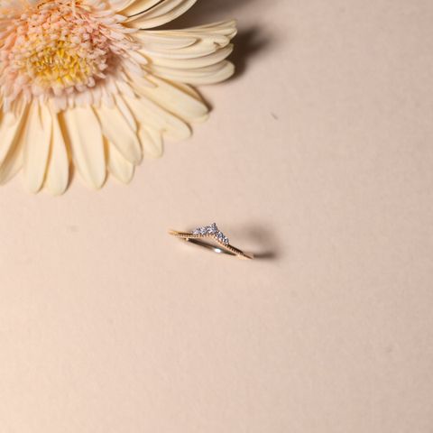 幸李輕珠寶 日束戒指 手戴示意