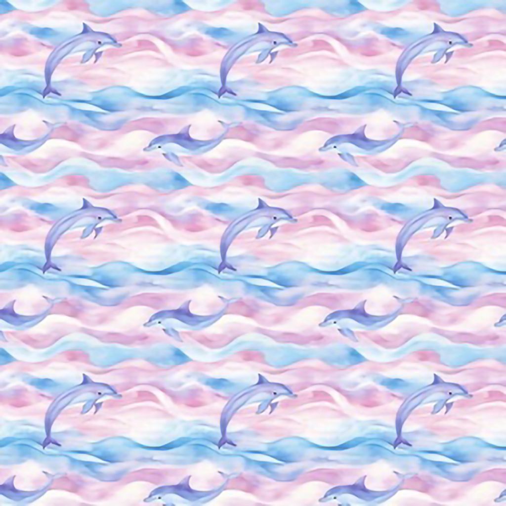 330-粉紫海豚