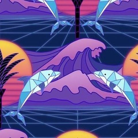 367-海豚夕照