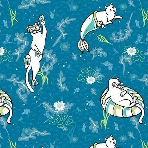 385-玩水貓貓