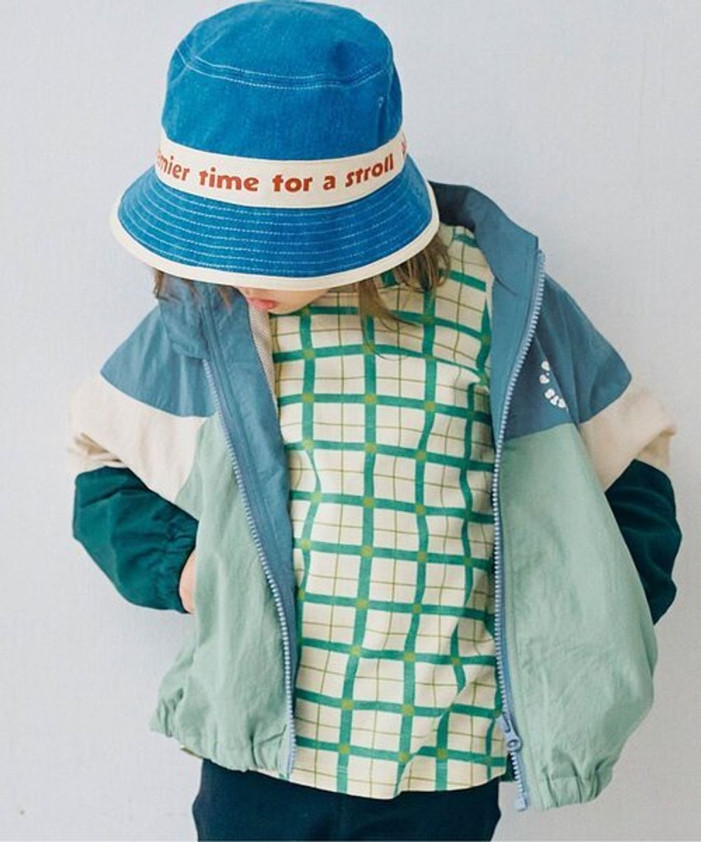 p.premier 的藍色多色風衣（尼龍外套）