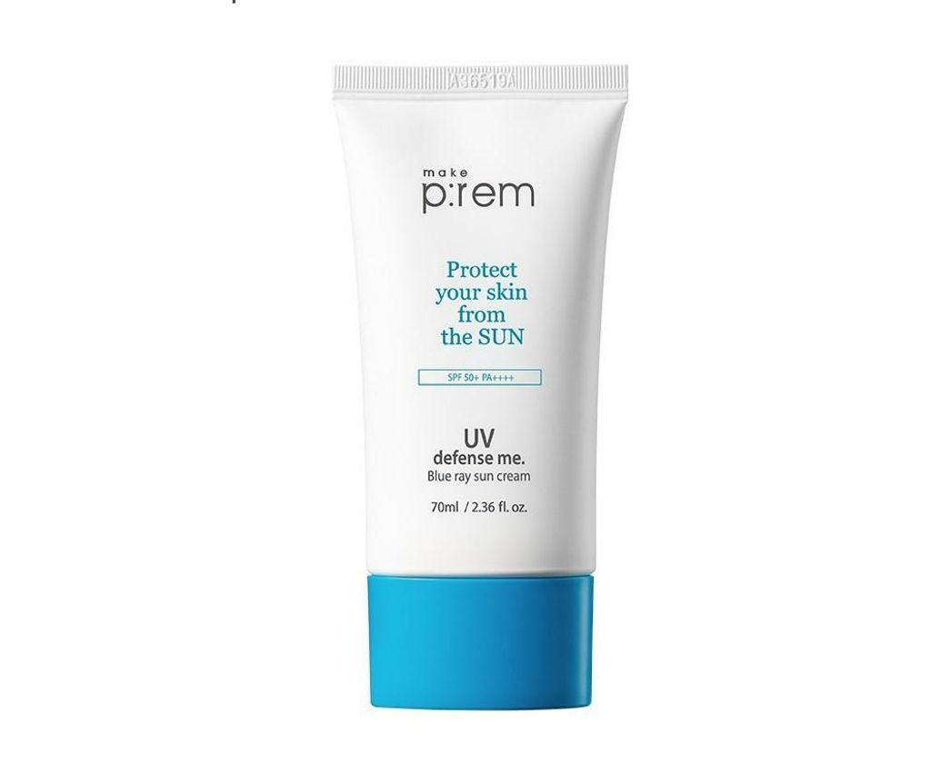 Make Prem UV Defense Me Blue Ray Sun Cream SPF 50 PA ++++ 70ml – Milin ...