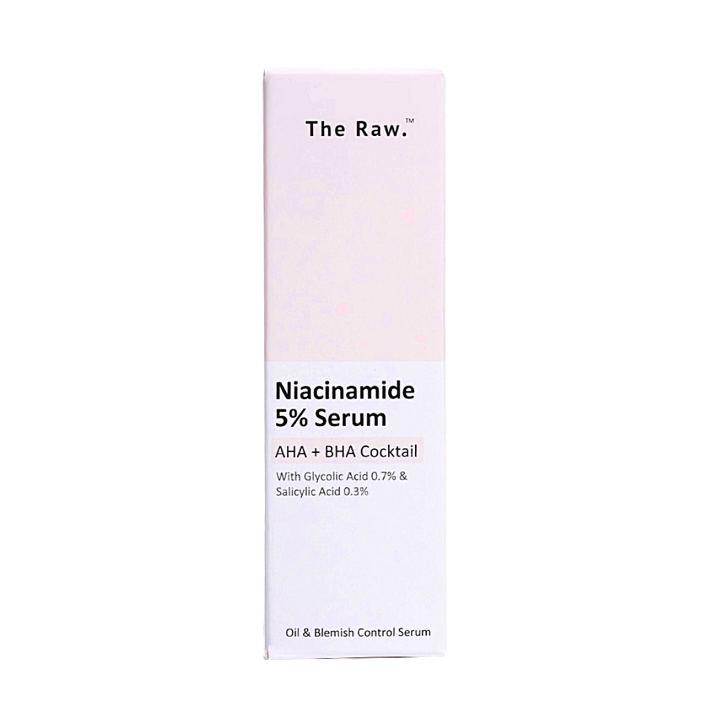 The Raw Niacinamide 5 + Vitamin B5 0.5 + AntiBlemish Cocktail (30ml