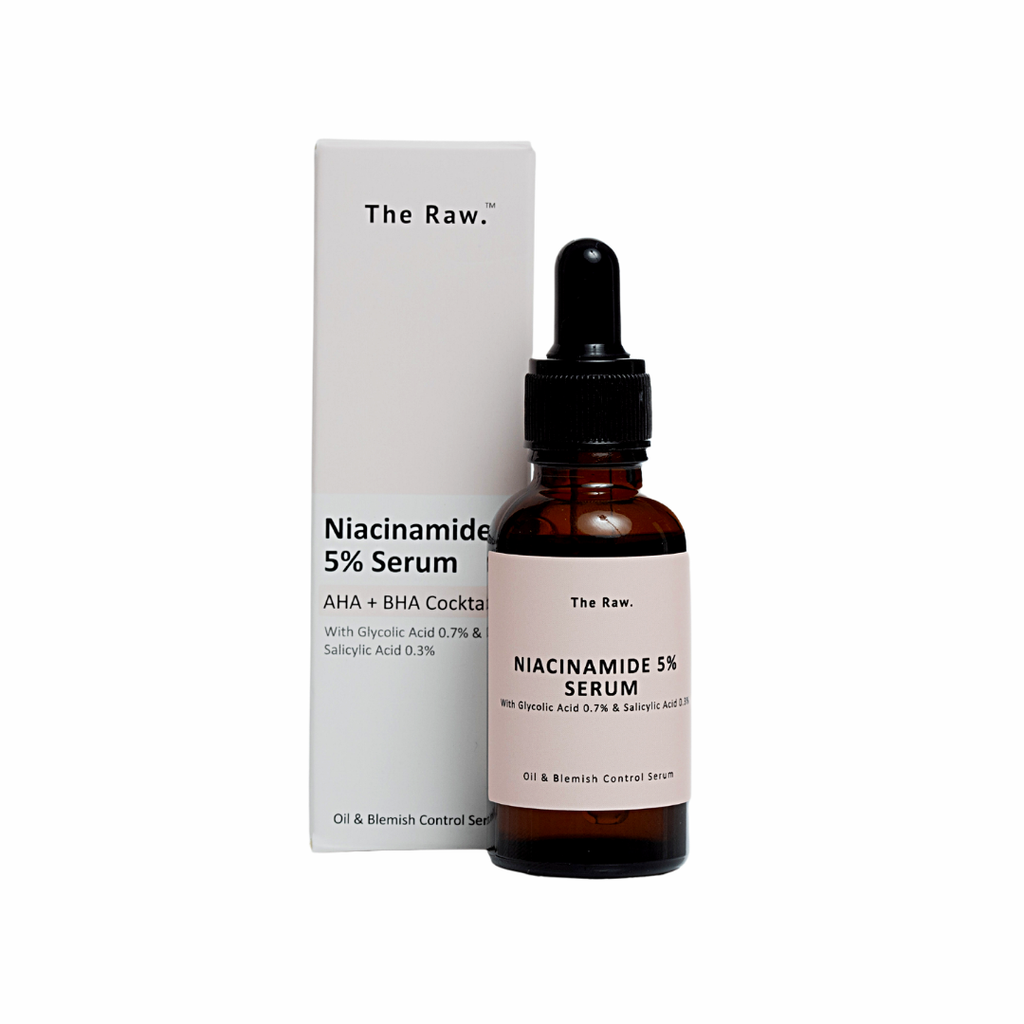 The Raw Niacinamide 5 + Vitamin B5 0.5 + AntiBlemish Cocktail (30ml