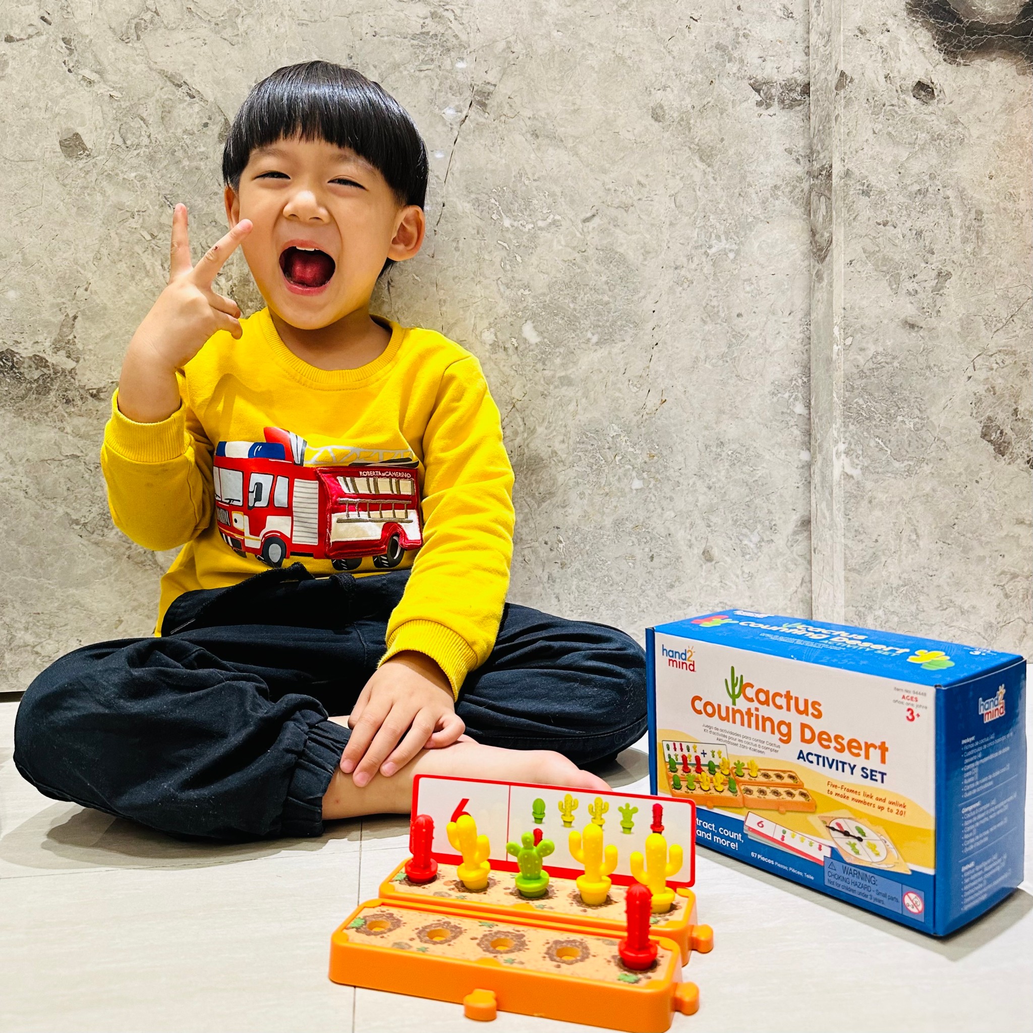 墨潞寶貝開箱益智數學教具-讓可愛的仙人掌玩具，陪孩子從遊戲中培養數感!