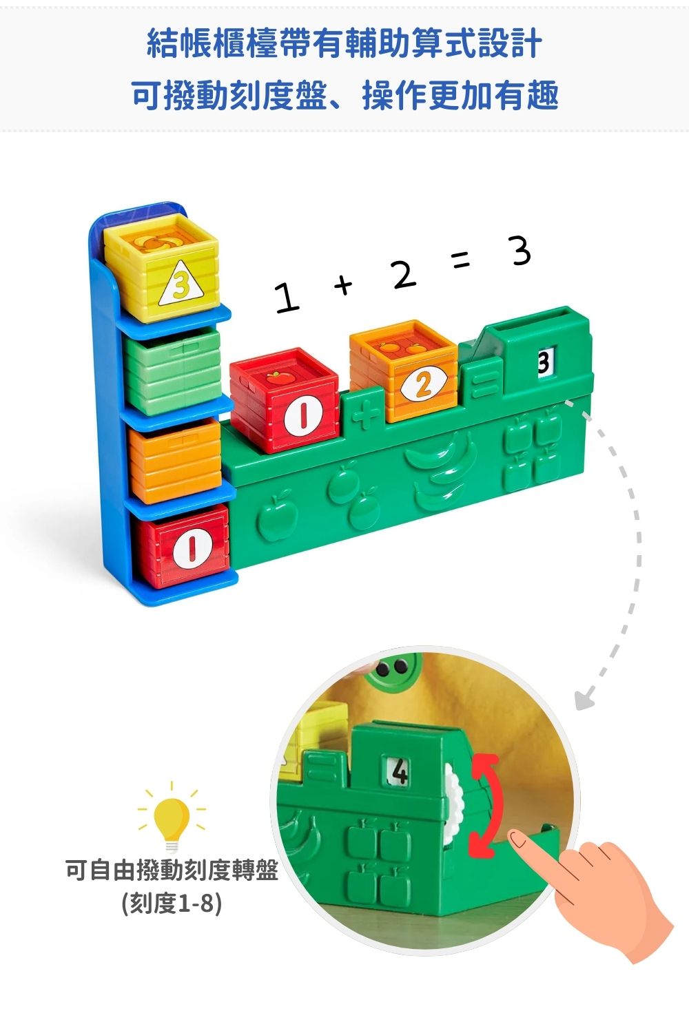 【美國hand2mind】Numberblocks數字積木 迷你市集算數遊戲組_Intro (5)