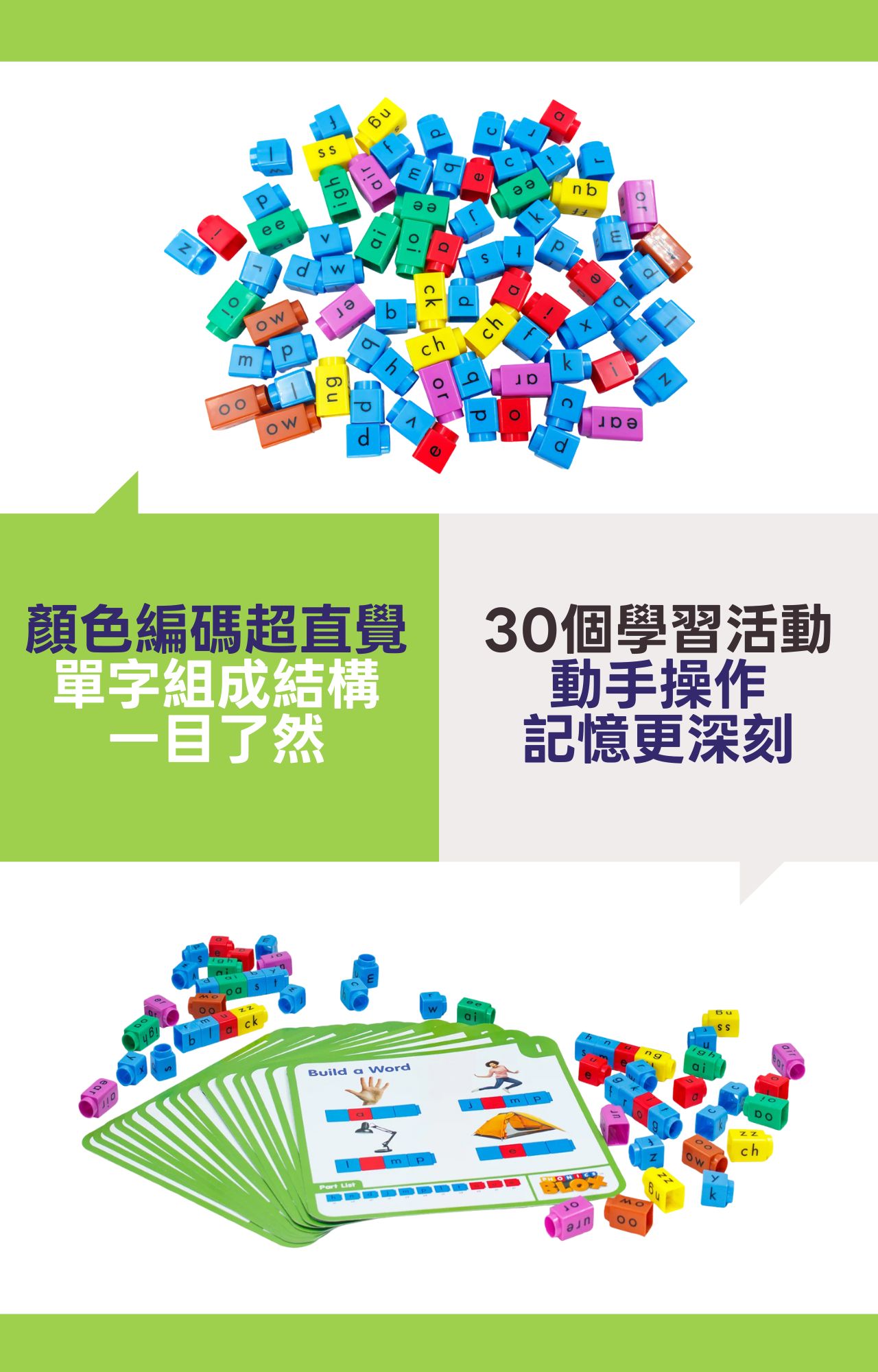 【美國Junior Learning】Phonics Blox 英文拼讀積木學習組 - 子音字群拼讀_intro (2)