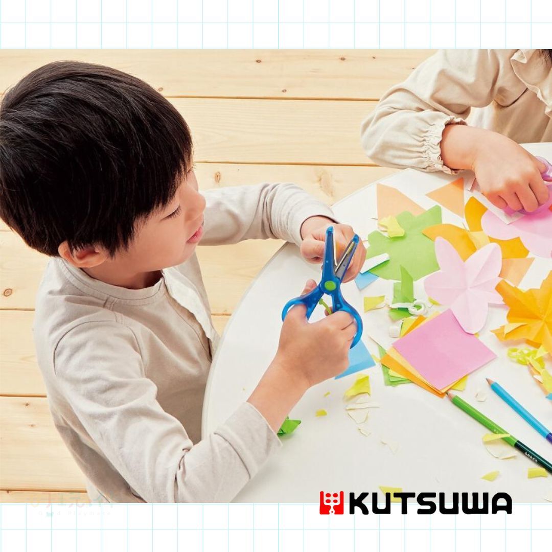 【日本KUTSUWA】兒童安全剪刀 (6)