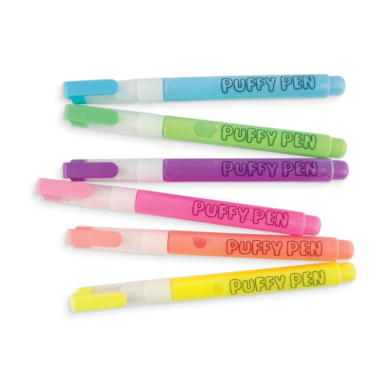 美國OOLY 神奇螢光泡泡筆 Magic Neon Puffy Pens_產品圖  (4)