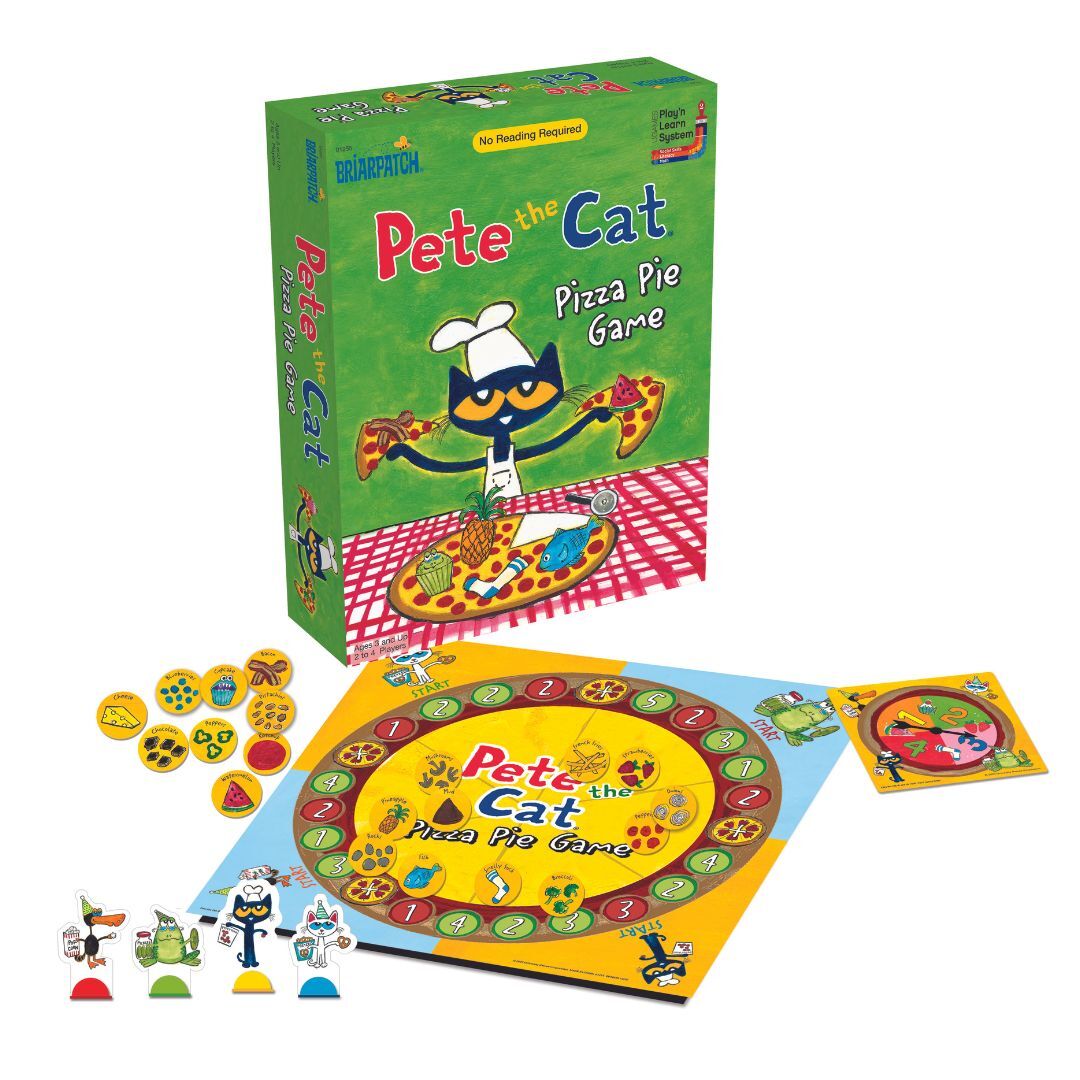 皮皮貓繪本聯名益智桌遊-皮皮貓的披薩派對 Pete the Cat Pizza Pie Game (1)