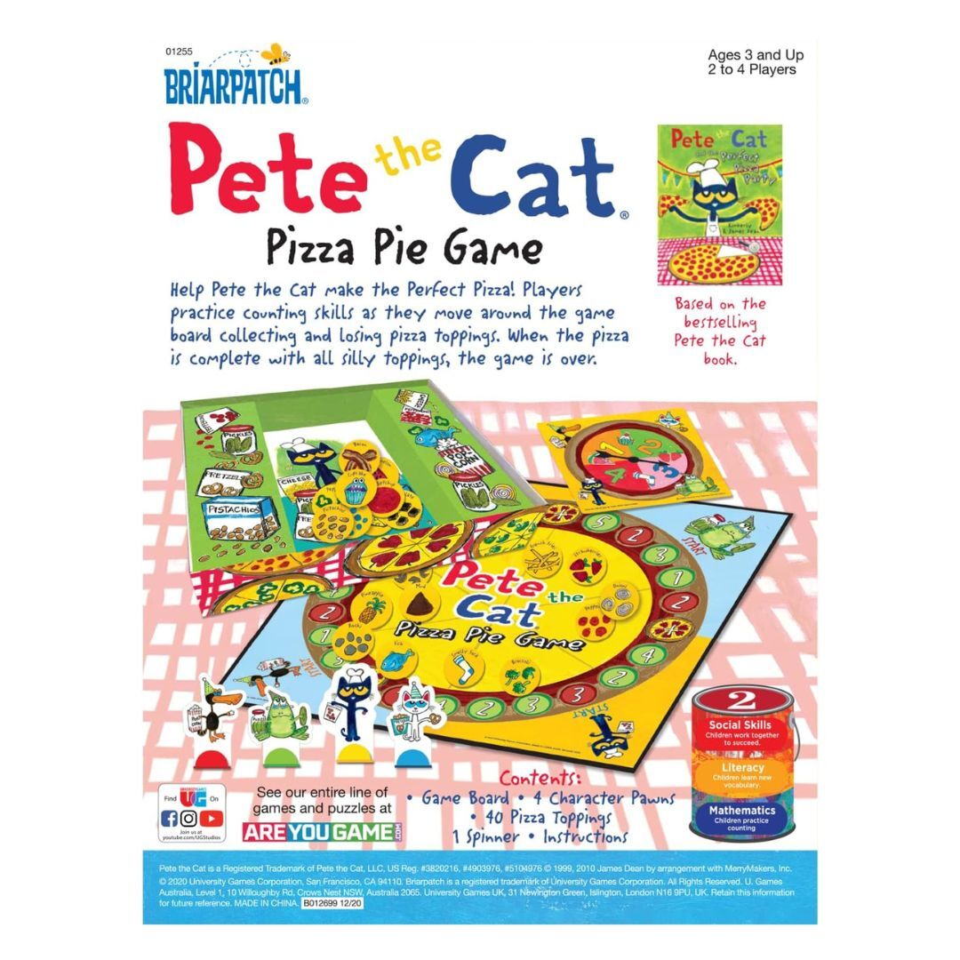 皮皮貓繪本聯名益智桌遊-皮皮貓的披薩派對 Pete the Cat Pizza Pie Game (3)