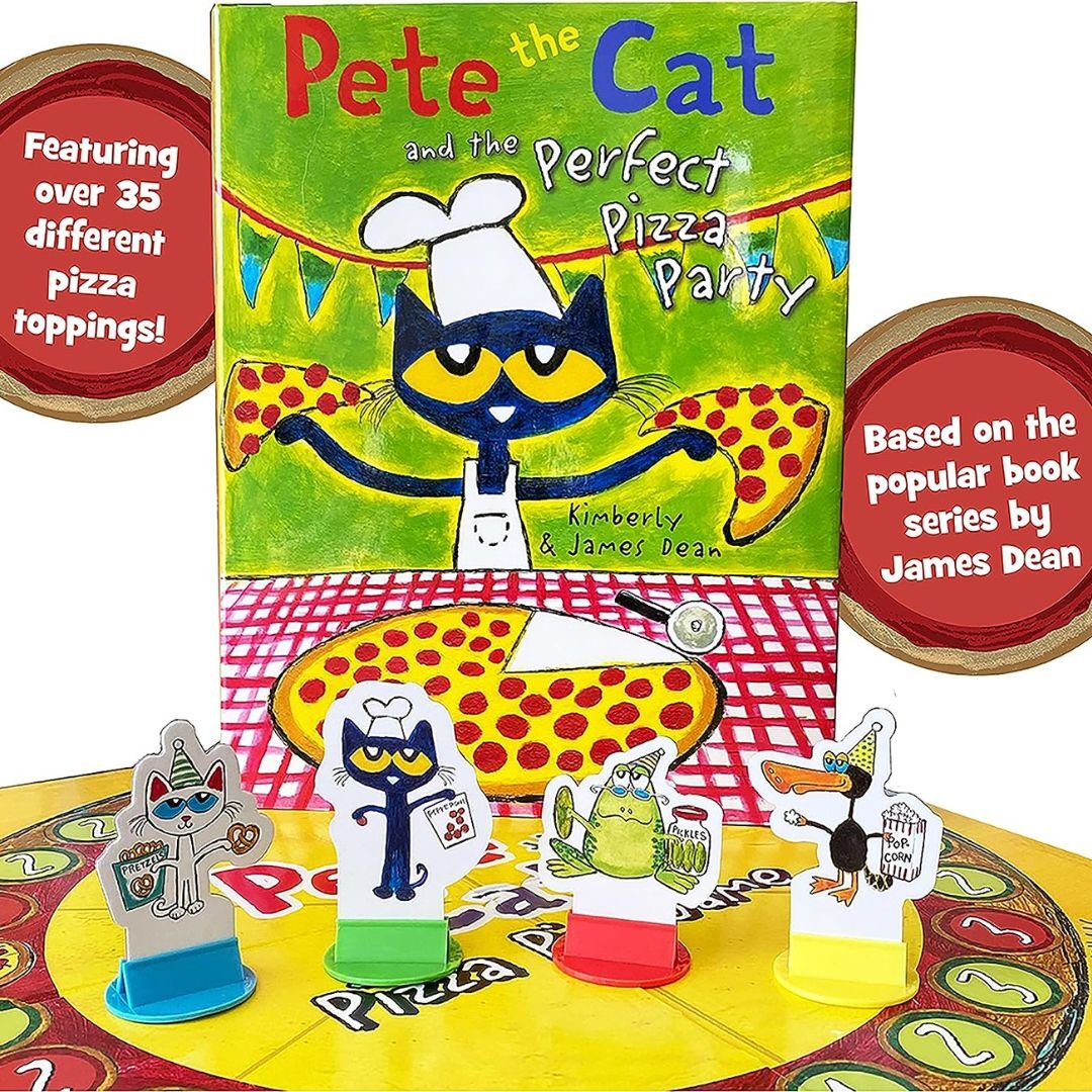 皮皮貓繪本聯名益智桌遊-皮皮貓的披薩派對 Pete the Cat Pizza Pie Game (4)