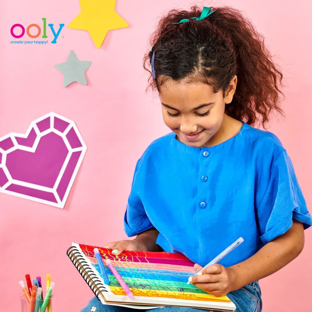 美國ooly Switch-eroo!雙頭神奇變色閃亮彩色筆 (8)