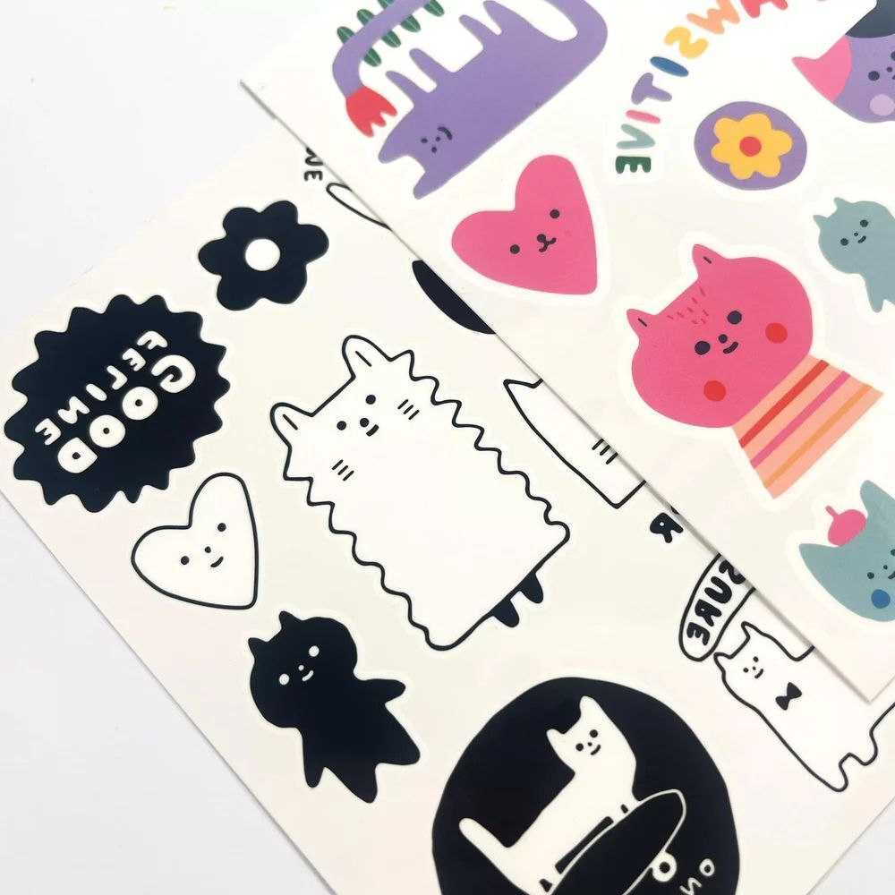 【美國OOLY】Tattoo-Palooza x Suzy Ultman 聯名紋身貼紙-萌趣貓咪 (2)