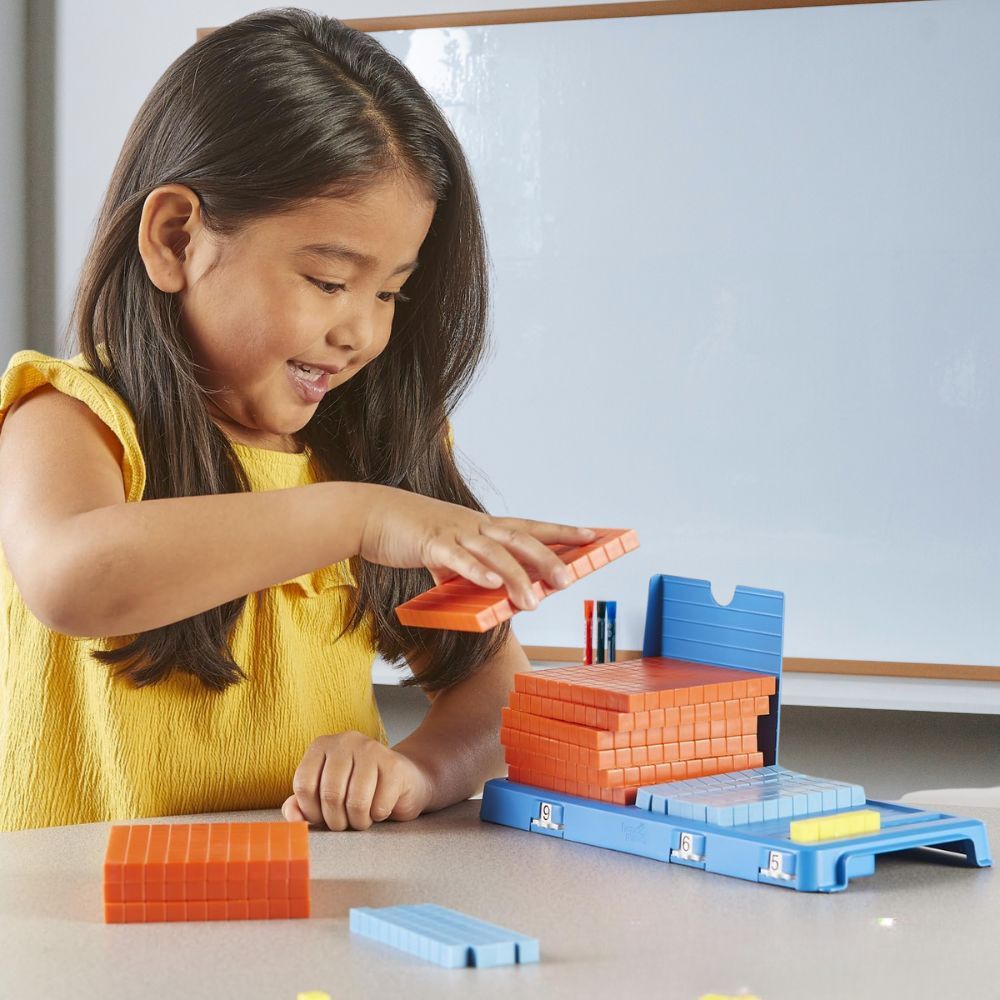 【美國hand2mind】位值框架 + 十進位數學積木學習組 (13)