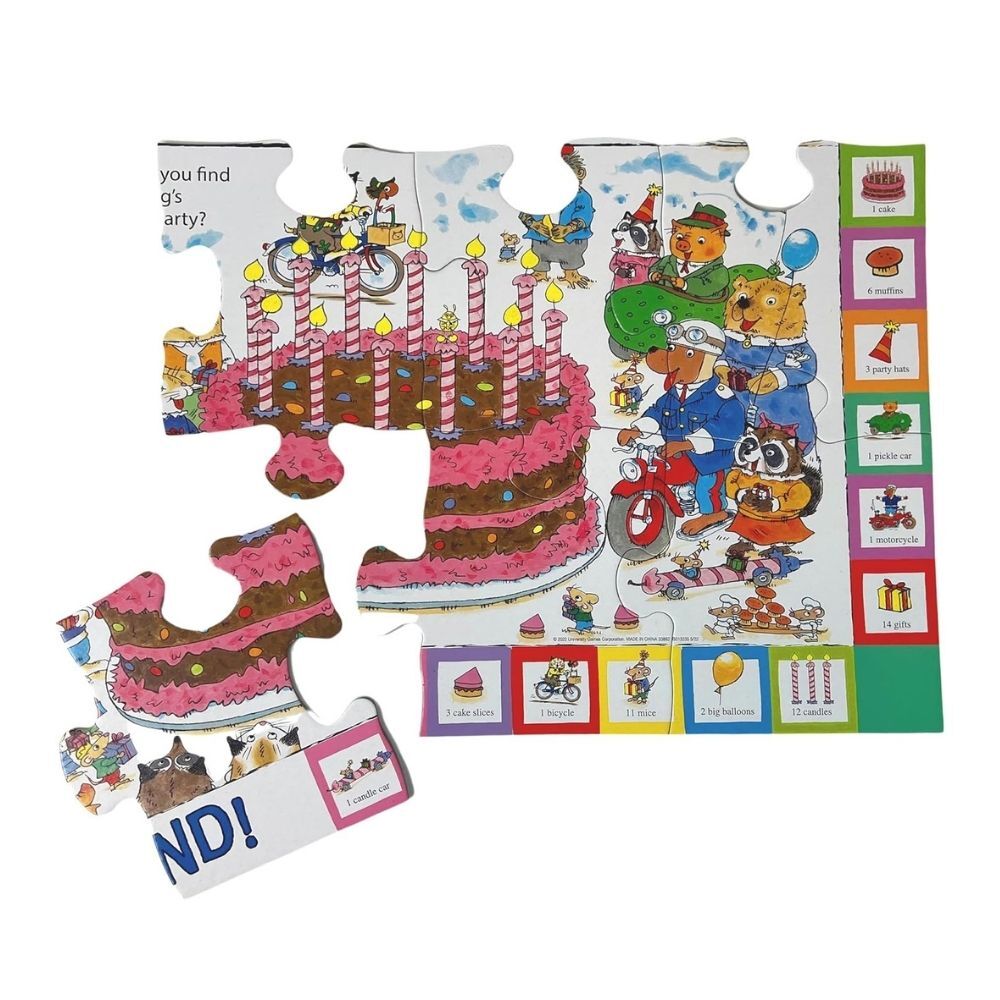 【美國Briarpatch】理察斯凱瑞繪本聯名地板拼圖-忙碌小鎮找一找 (5)