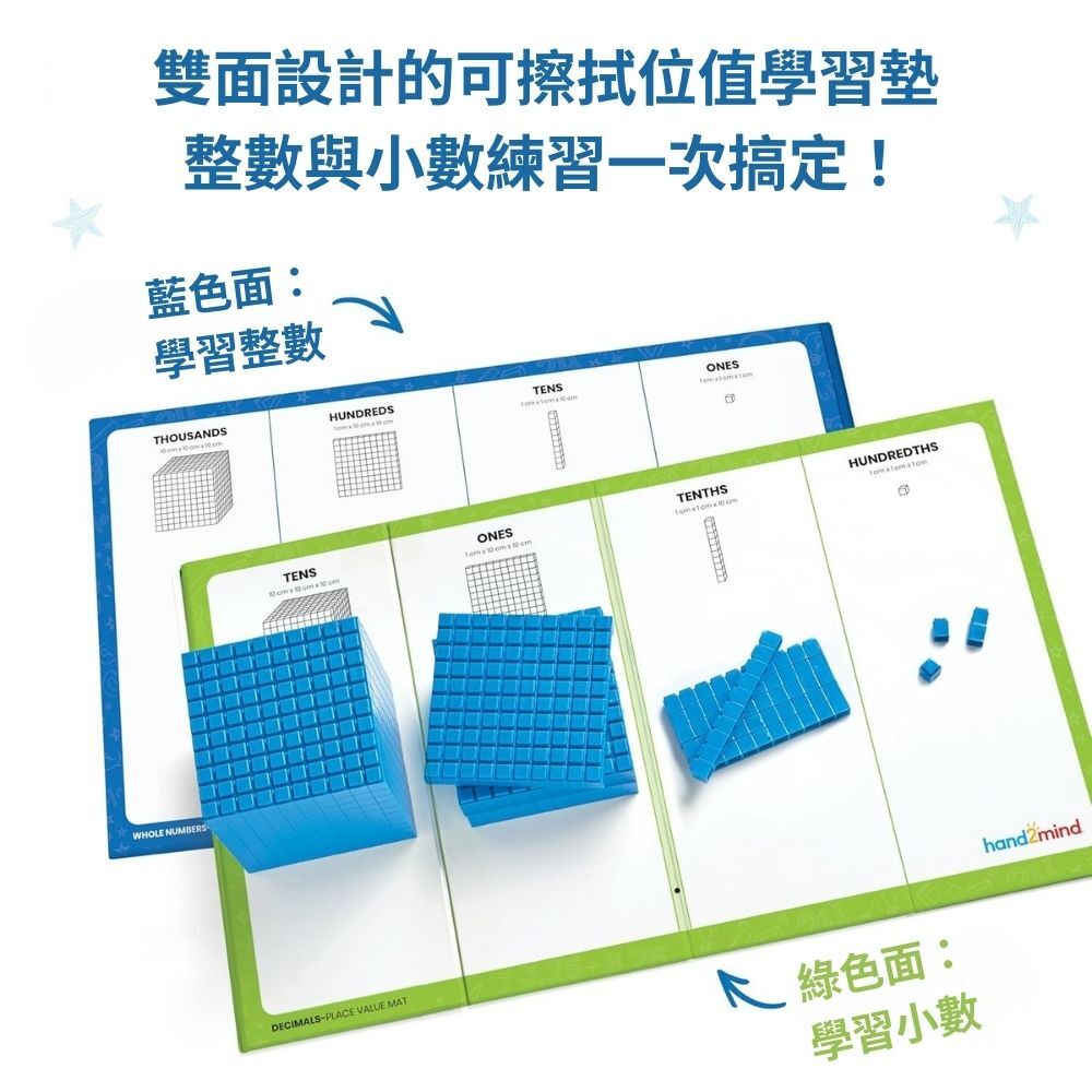 【美國hand2mid】Interlox 十進位數學積木學習組 (可連結款) (4)