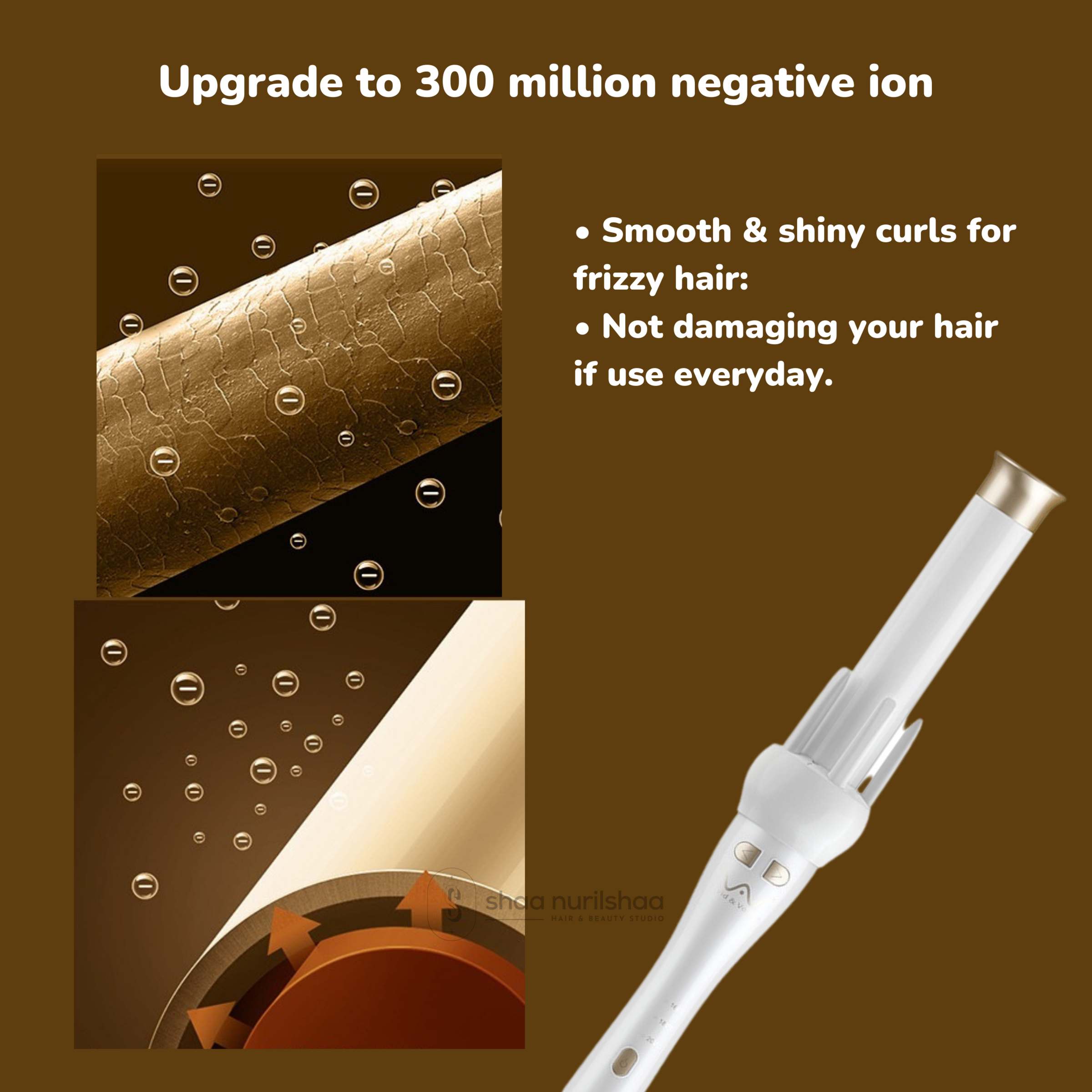 Upgrade to 300 million negative ion - 2