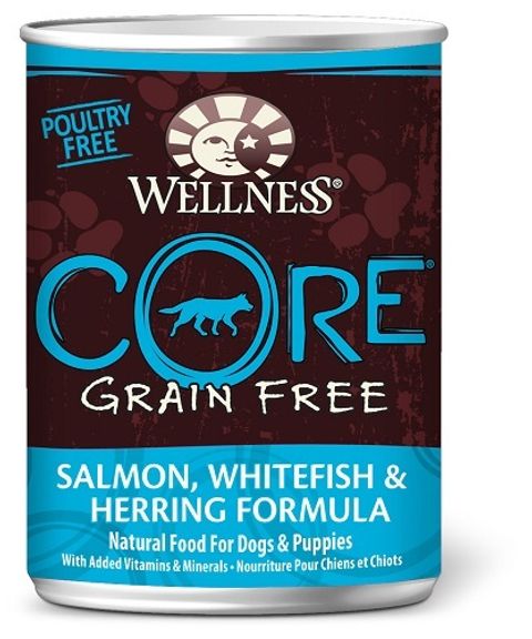 Wellness Core Salmon  & Whitefish & Herring 12.5oz  Dog Canned Food