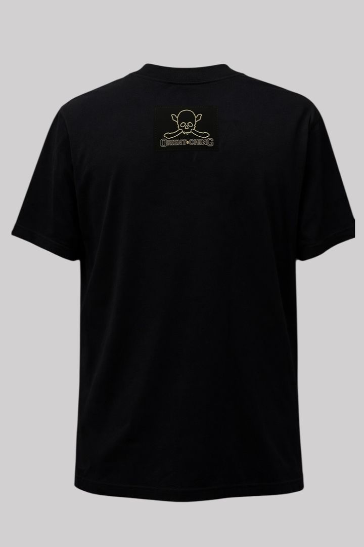 清創作刺青 Orient Ching T-Shirt  綠色骷髏反面