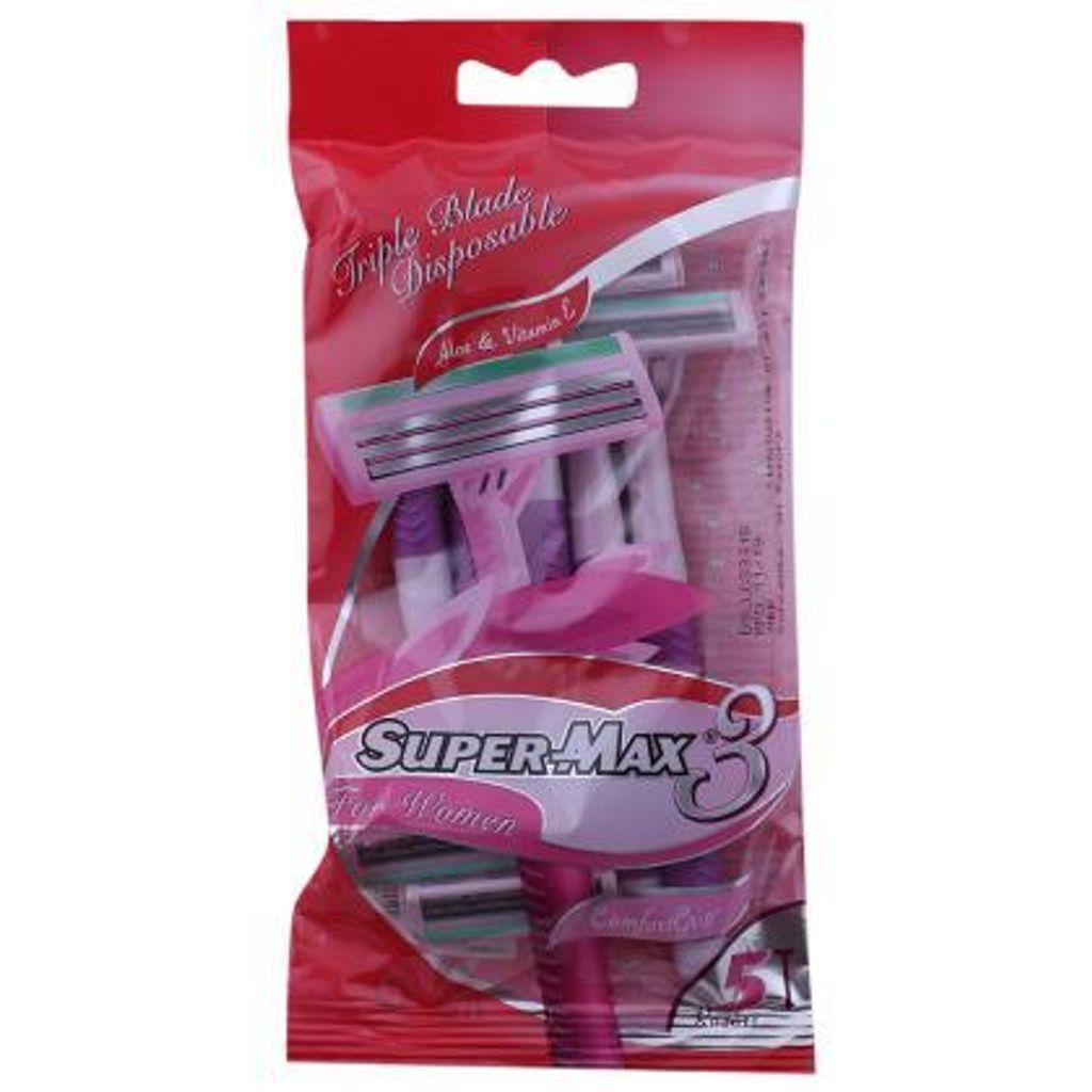 Supermax Triple Blade Disposable Razor for Women.jpg