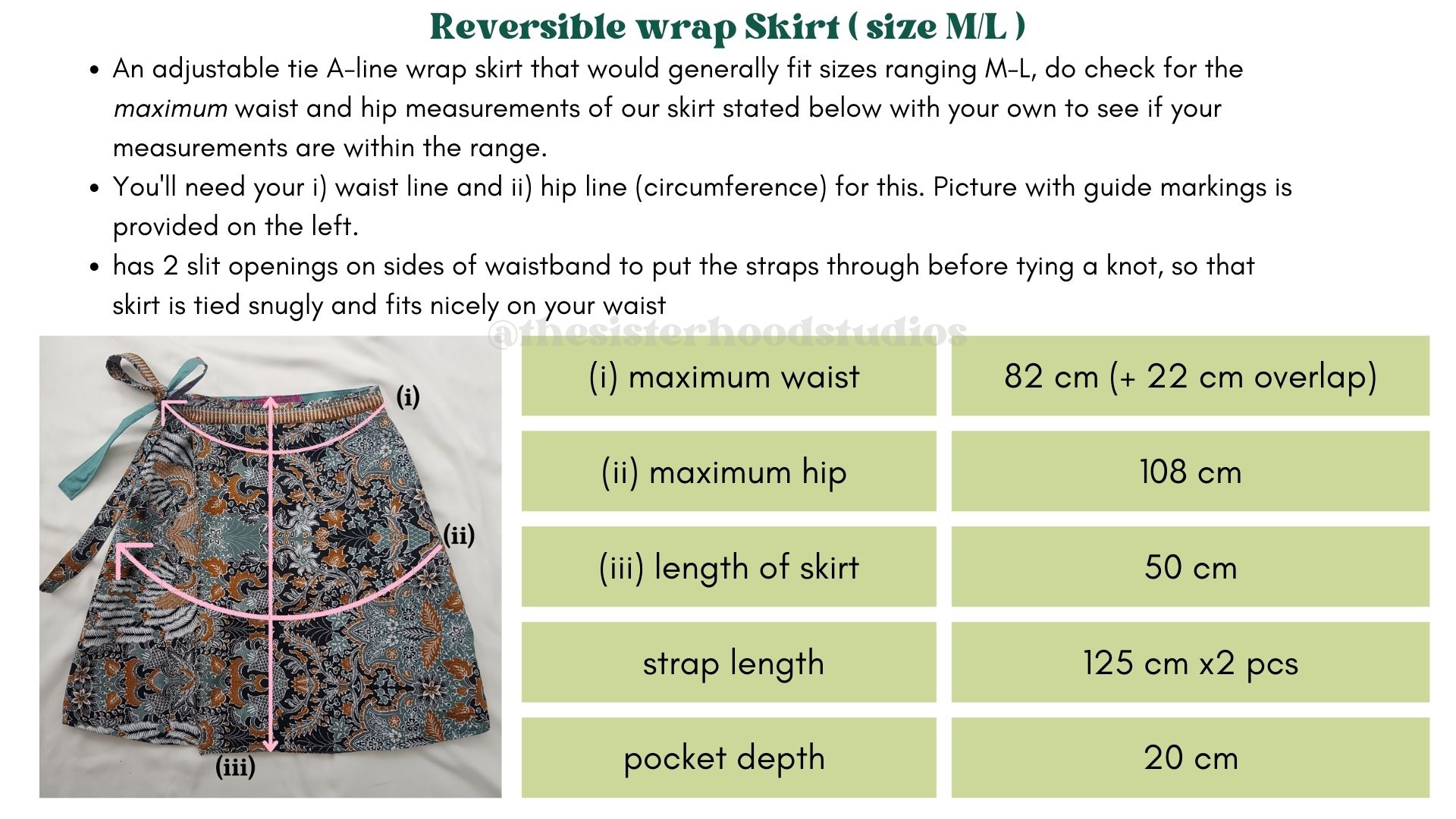 Wrap Skirt ML