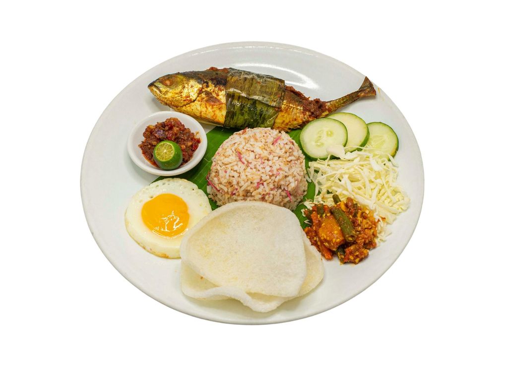 Nasi Ulam With Cencaru_