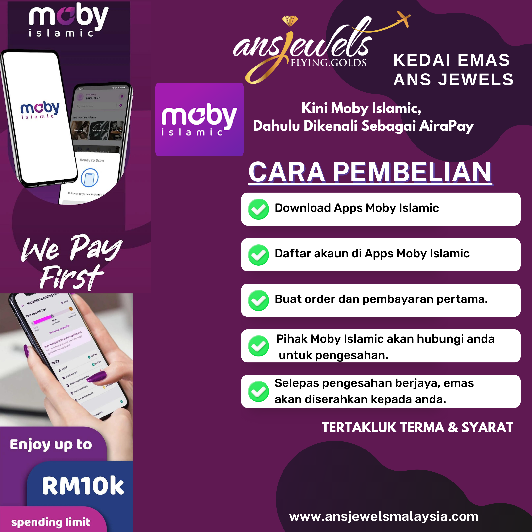 CARA PEMBELIAN Moby Islamic